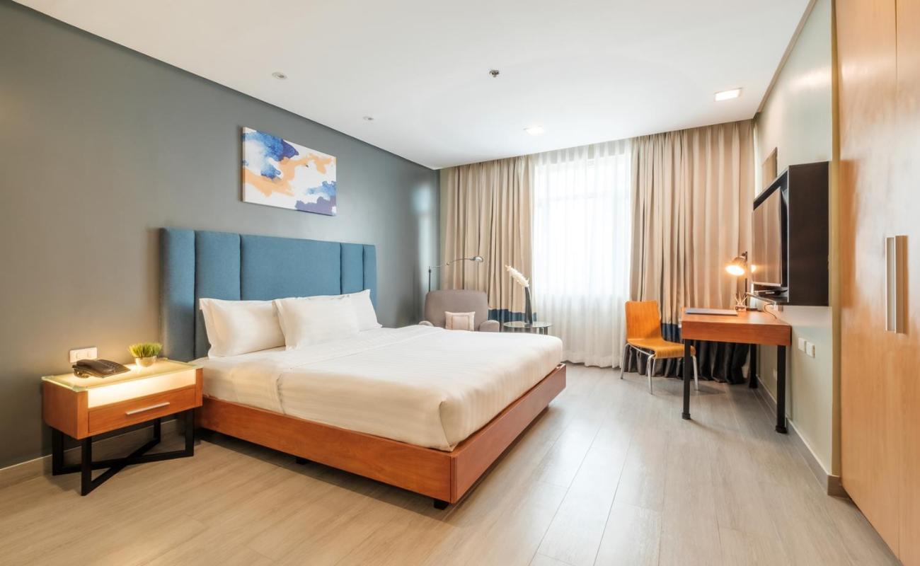 Greenhills Elan Hotel Modern Quezon City Quarto foto